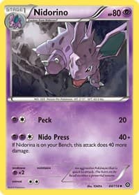 Nidorino - XY - Steam Siege - Pokemon card