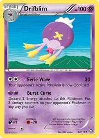 Drifblim - XY - Steam Siege - Pokemon card