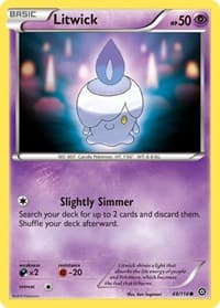Litwick - XY - Steam Siege - Pokemon card
