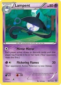 Lampent - XY - Steam Siege - Pokemon card