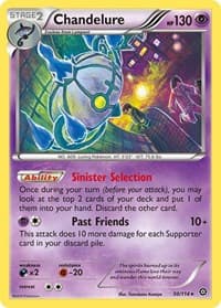 Chandelure - XY - Steam Siege - Pokemon card