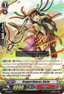 Dragon Dancer, Karin - Promo Cards - Cardfight Vanguard card