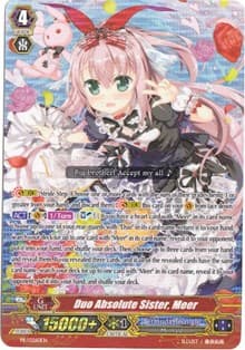 Duo Absolute Sister, Meer - Promo Cards - Cardfight Vanguard card