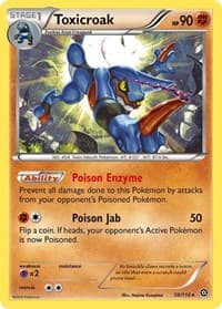 Toxicroak - XY - Steam Siege - Pokemon card