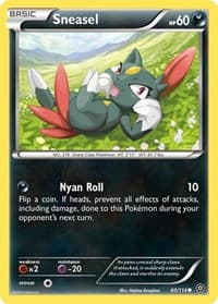 Sneasel - XY - Steam Siege - Pokemon card