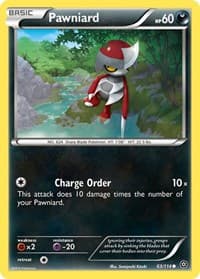 Pawniard - XY - Steam Siege - Pokemon card