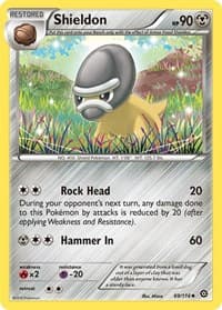 Shieldon - XY - Steam Siege - Pokemon card
