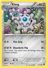 Klang - XY - Steam Siege - Pokemon card