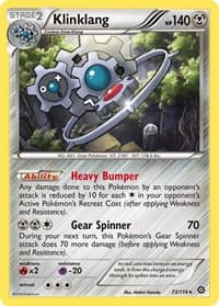 Klinklang - XY - Steam Siege - Pokemon card