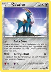 Cobalion - XY - Steam Siege - Pokemon card