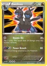 Zweilous - XY - Steam Siege - Pokemon card