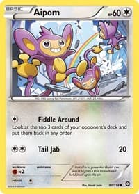 Aipom - XY - Steam Siege - Pokemon card