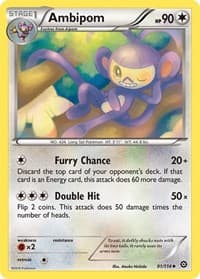 Ambipom - XY - Steam Siege - Pokemon card