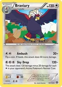 Braviary - XY - Steam Siege - Pokemon card