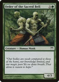 Order of the Sacred Bell - Champions of Kamigawa - Magic: The Gathering card