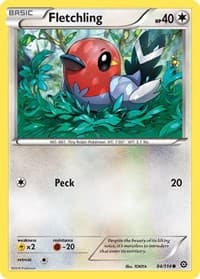 Fletchling - XY - Steam Siege - Pokemon card