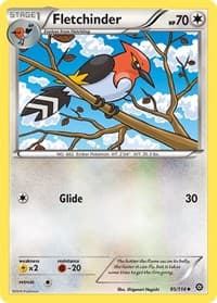 Fletchinder - XY - Steam Siege - Pokemon card