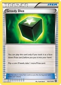 Greedy Dice - XY - Steam Siege - Pokemon card