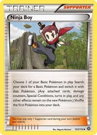 Ninja Boy - XY - Steam Siege - Pokemon card