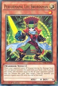 Performapal Life Swordsman - The Dark Illusion - YuGiOh card