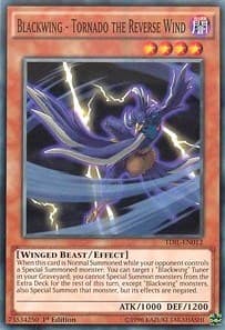 Blackwing - Tornado the Reverse Wind - The Dark Illusion - YuGiOh card
