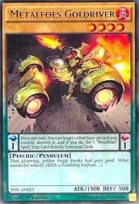 Metalfoes Goldriver - The Dark Illusion - YuGiOh card