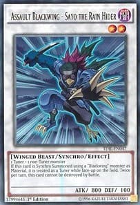 Assault Blackwing - Sayo the Rain Hider - The Dark Illusion - YuGiOh card