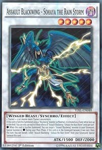 Assault Blackwing - Sohaya the Rain Storm - The Dark Illusion - YuGiOh card