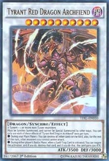 Tyrant Red Dragon Archfiend - The Dark Illusion - YuGiOh card