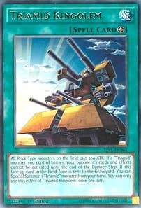 Triamid Kingolem - The Dark Illusion - YuGiOh card