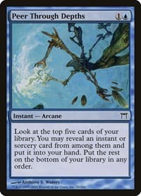 Peer Through Depths - Champions of Kamigawa - Magic: The Gathering card
