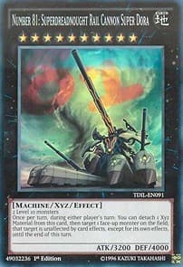 Number 81: Superdreadnought Rail Cannon Super Dora - The Dark Illusion - YuGiOh card
