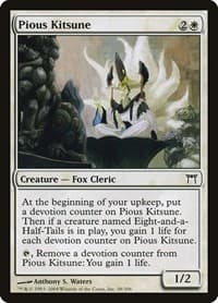 Pious Kitsune - Champions of Kamigawa - Magic: The Gathering card