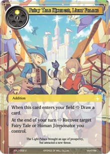 Fairy Tale Kingdom, Light Palace - L1 Starter Deck - Fairy Tale Force - Force of Will card