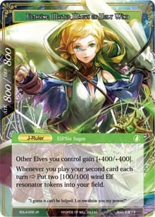 Fiethsing, Six Sage of Wind // Fiethsing, Master Magus of Holy Wind - L1 Starter Deck - Swarming Elves - Force of Will card