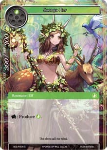 Sacred Elf - L1 Starter Deck - Swarming Elves - Force of Will card