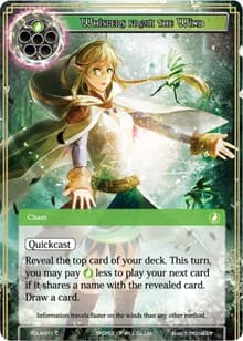 Whispers from the Wind - L1 Starter Deck - Swarming Elves - Force of Will card