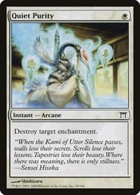 Quiet Purity - Champions of Kamigawa - Magic: The Gathering card
