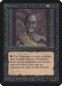 Pestilence - Alpha Edition - Magic: The Gathering card
