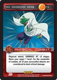 Red Shoulder Grab (Movie Collection) - Panini Promo Cards - Dragon Ball Z TCG card