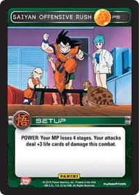 Saiyan Offensive Rush (Movie Collection) - Panini Promo Cards - Dragon Ball Z TCG card