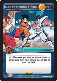 Blue Positioning Drill (Movie Collection) - Panini Promo Cards - Dragon Ball Z TCG card