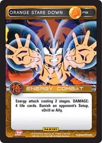 Orange Stare Down (Movie Collection) - Panini Promo Cards - Dragon Ball Z TCG card