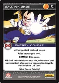 Black Punishment (Evolution) - Panini Promo Cards - Dragon Ball Z TCG card