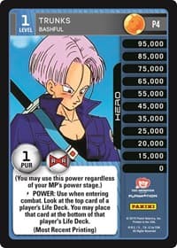 Trunks - Bashful (Evolution) - Panini Promo Cards - Dragon Ball Z TCG card
