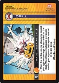Orange Crashing Drill (Evolution) - Panini Promo Cards - Dragon Ball Z TCG card