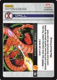 Quickness Drill (Evolution) - Panini Promo Cards - Dragon Ball Z TCG card