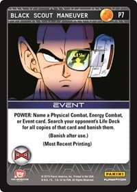 Black Scout Maneuver (Evolution) - Panini Promo Cards - Dragon Ball Z TCG card