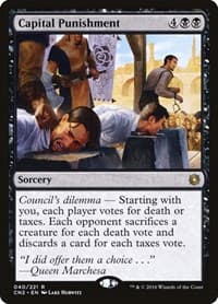 Capital Punishment - Conspiracy: Take the Crown - Magic: The Gathering card