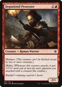 Deputized Protester - Conspiracy: Take the Crown - Magic: The Gathering card